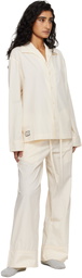 Entire Studios Off-White Pajama Lounge Pants