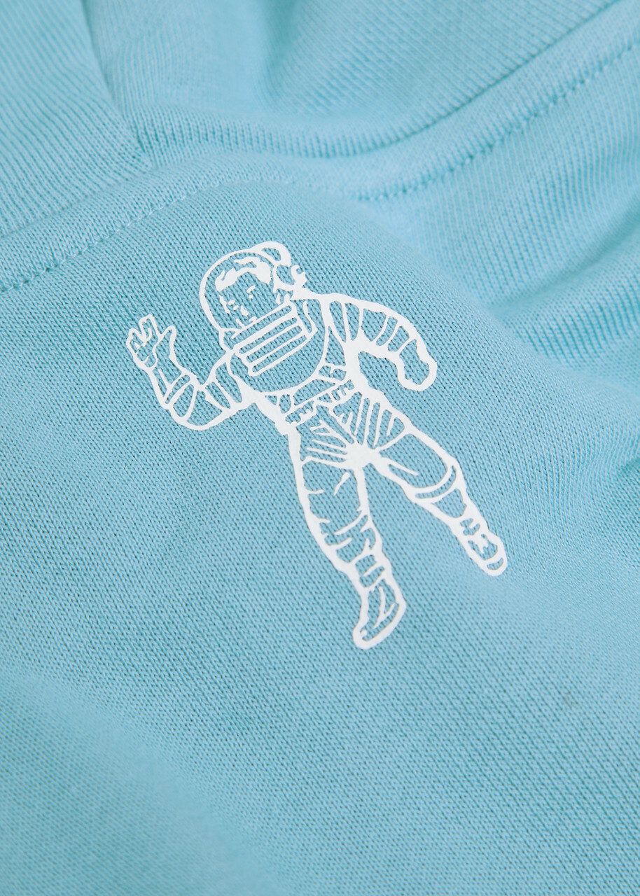 Billionaire Boys Club Small Arch Logo Hooded Cotton Sweatshirt Light Blue