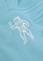 Billionaire Boys Club Small Arch Logo Hooded Cotton Sweatshirt Light Blue