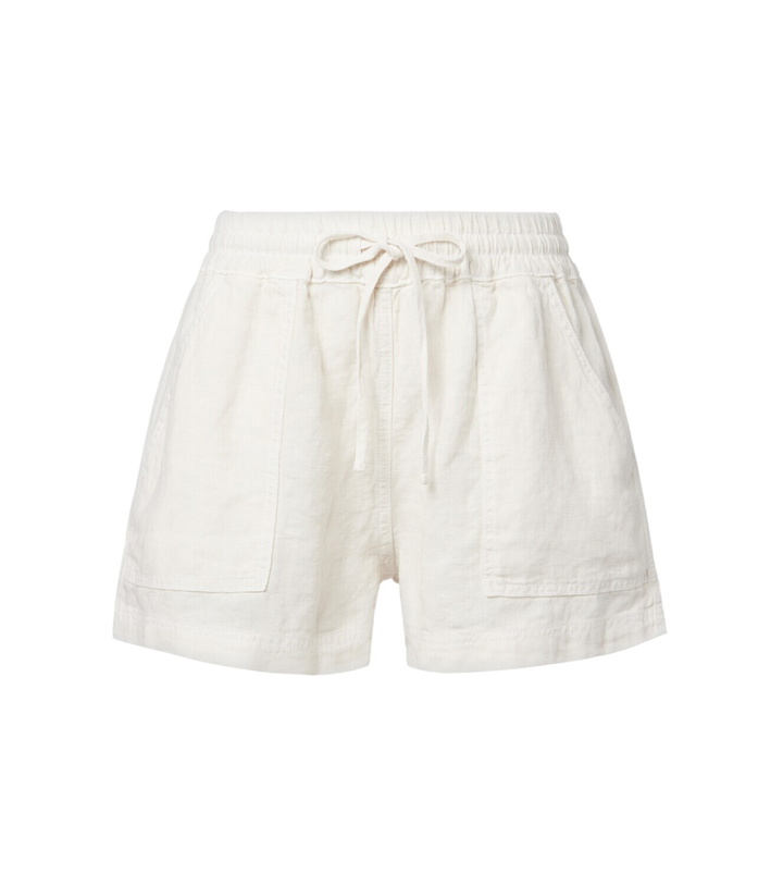 Photo: Velvet Sutton linen shorts