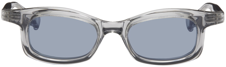 Photo: FACTORY900 SSENSE Exclusive Gray RF-044 Sunglasses