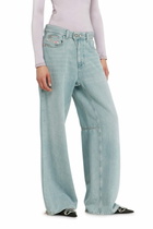 Diesel Relaxed Jeans Low Waist 1996 D-Sire - Jeans Womens in Blue