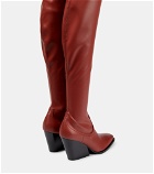 Stella McCartney - Faux leather over-the-knee boots