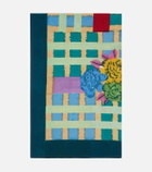 Lisa Corti Ankara Aqua Large cotton tablecloth