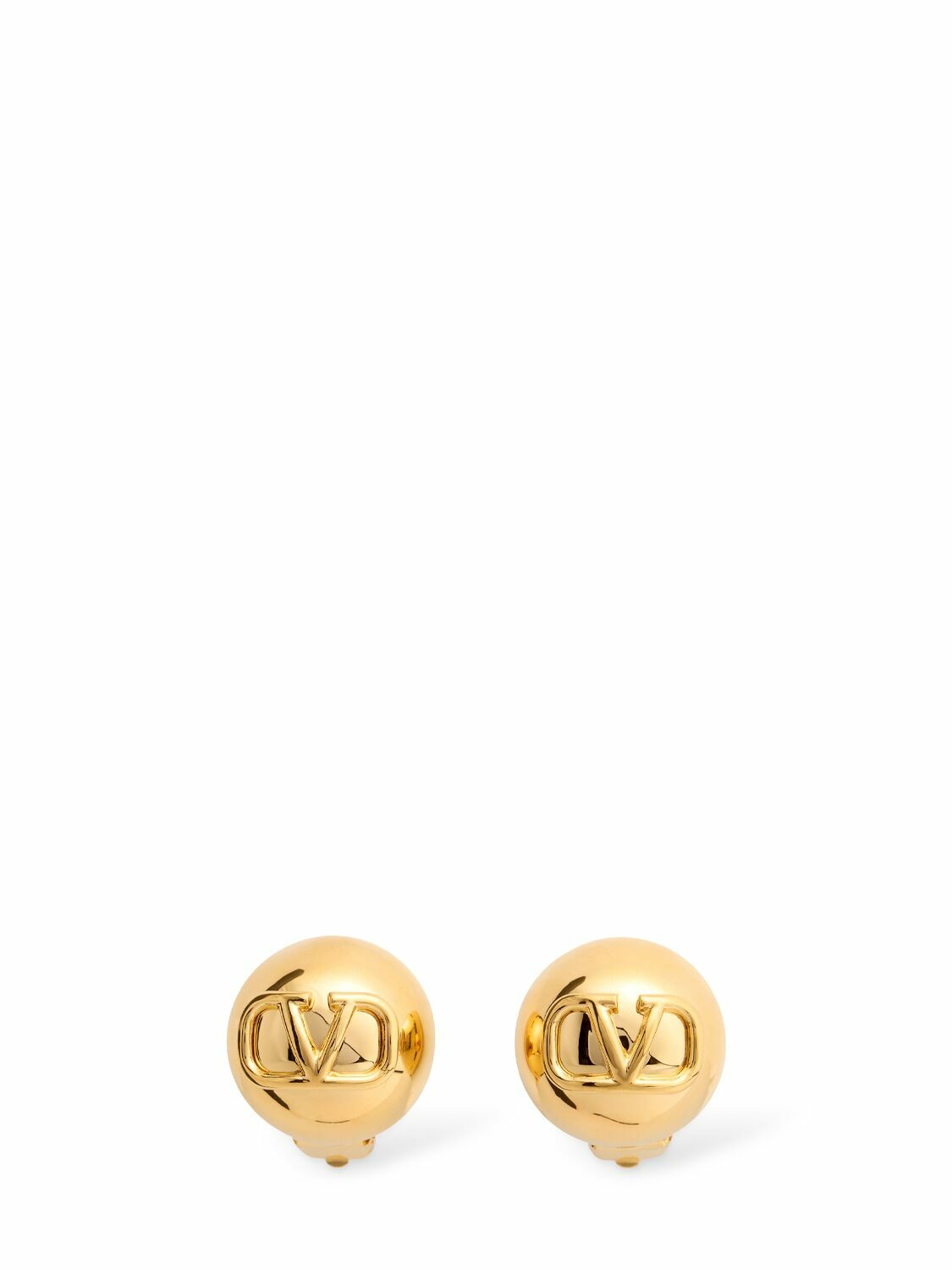 【関税込み】Valentino Garavani Clip-On イヤリング VALENTINO GARAVANI クリスタル クリップイヤリング ゴールド