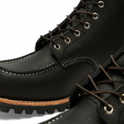 Red Wing Men's 8-Inch Roughneck Boot in Black Oil Slick