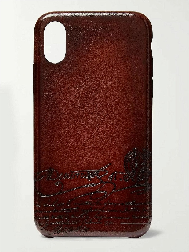 Photo: Berluti - Native Union Scritto Leather iPhone XS Case