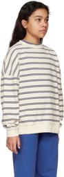 The Campamento Kids Off-White Stripes Sweatshirt