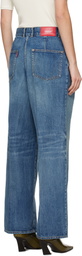 UNDERCOVER Blue Two-Tuck Jeans