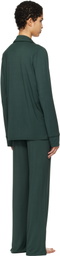 SKIMS Green SKIMS Sleep Long Sleeve Button Up Pyjama Set