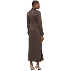 Georgia Alice SSENSE Exclusive Brown Satin Universe Dress