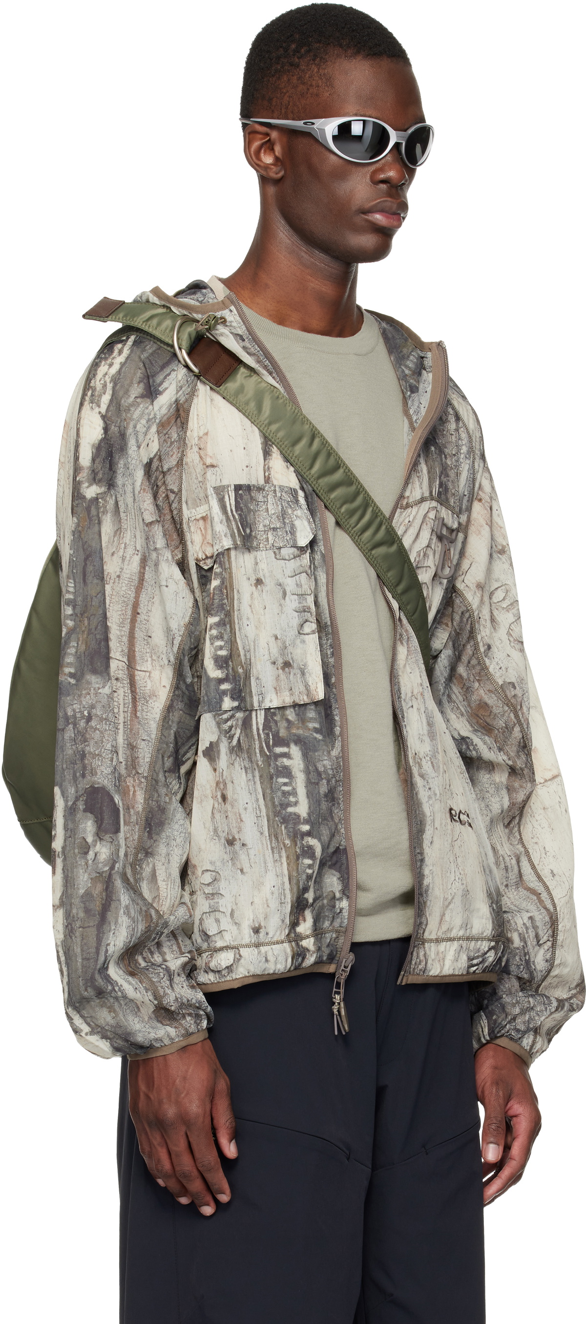 RCOS Taupe Griffith NR.PA Running Jacket