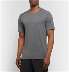 Nike Running - Miler Dri-FIT Mesh T-Shirt - Gray