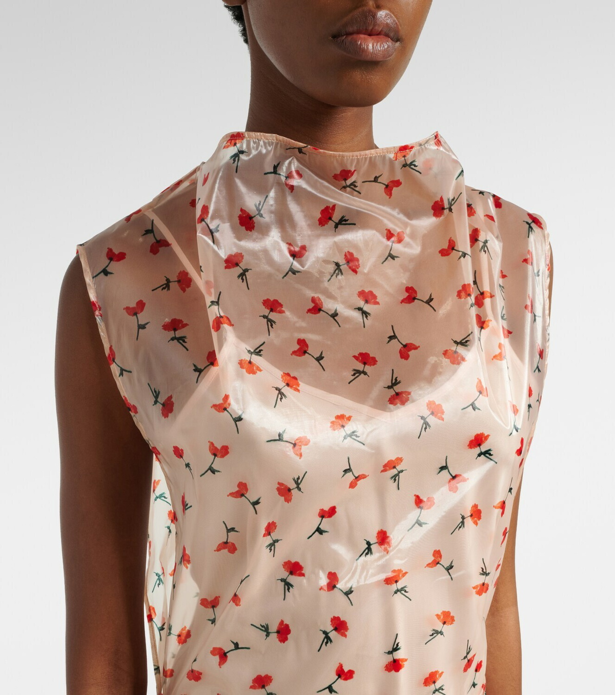 Jil Sander Floral midi dress