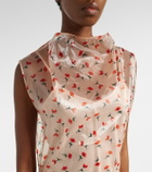Jil Sander Floral midi dress