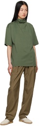 LEMAIRE Green Scarf T-Shirt