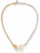 Marni - Gold-Tone and Palladium Necklace