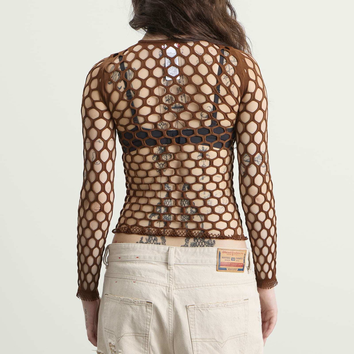 Diesel Women's M-Zanda Layering Top in Brown