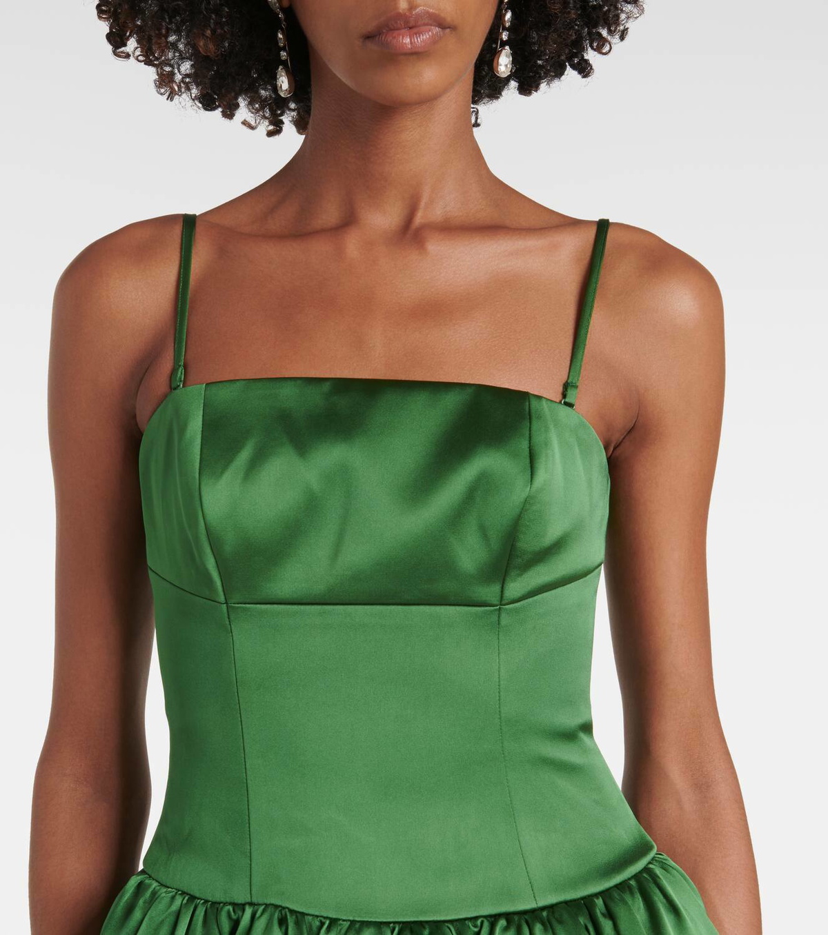 Self-Portrait Satin maxi dress Self-Portrait