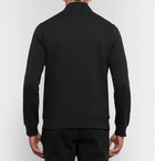 Nike - Slim-Fit Fleece-Back Cotton-Blend Jersey Zip-Up Sweatshirt - Men - Black