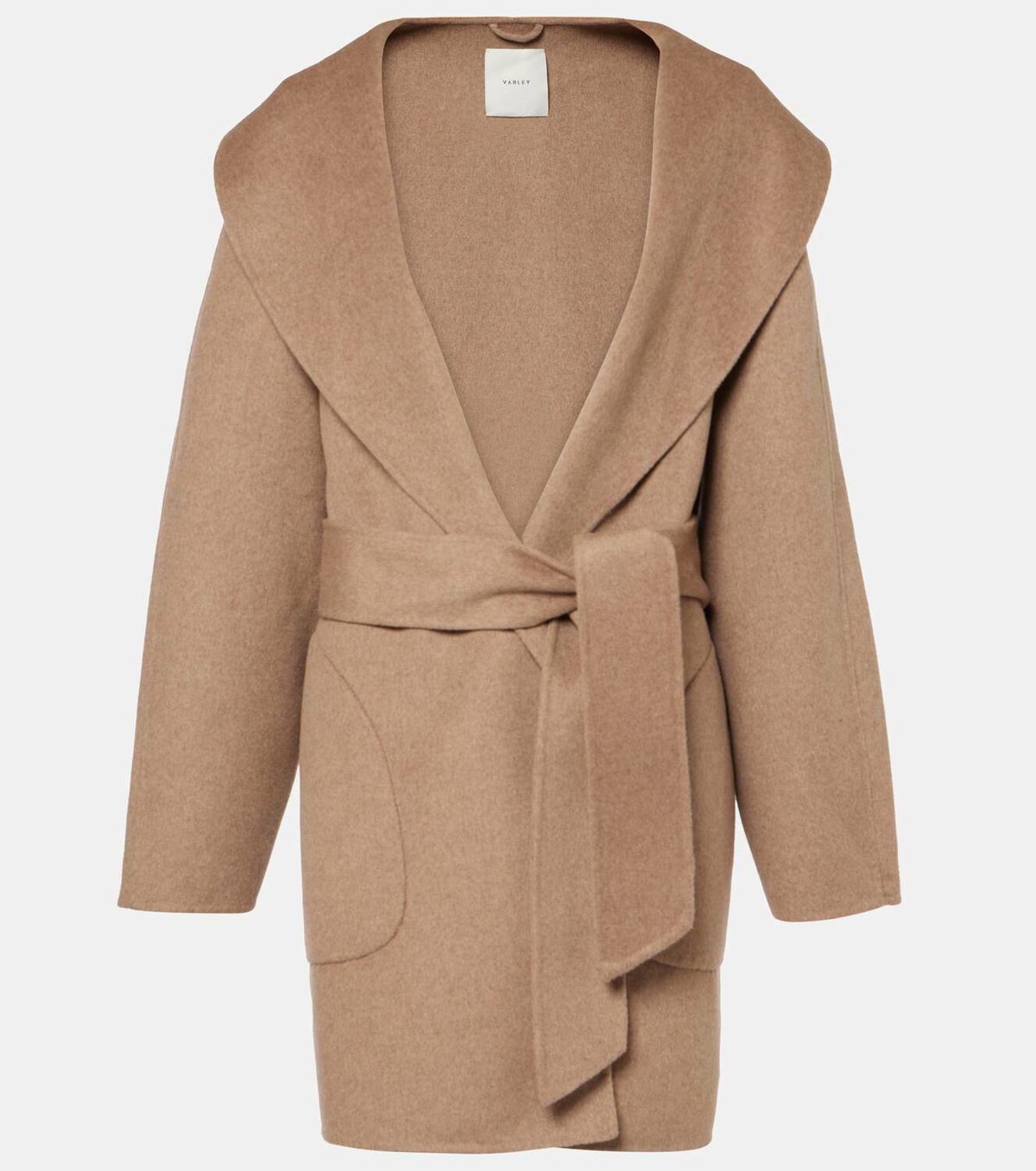 Varley Edgemere wool-blend wrap coat Varley