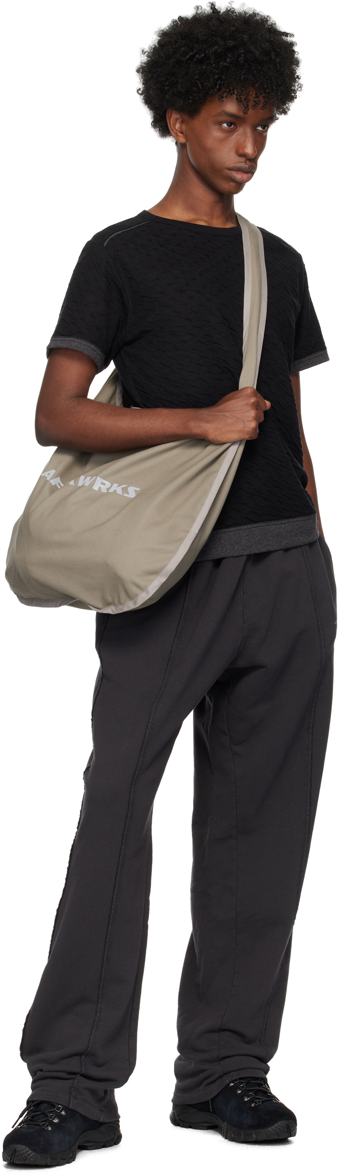 AFFXWRKS Black & Gray Reversible T-shirt