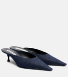 Victoria Beckham Sloan denim mules
