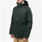 Fred Perry Men's Short Snorkel Parka Jacket in Night Green