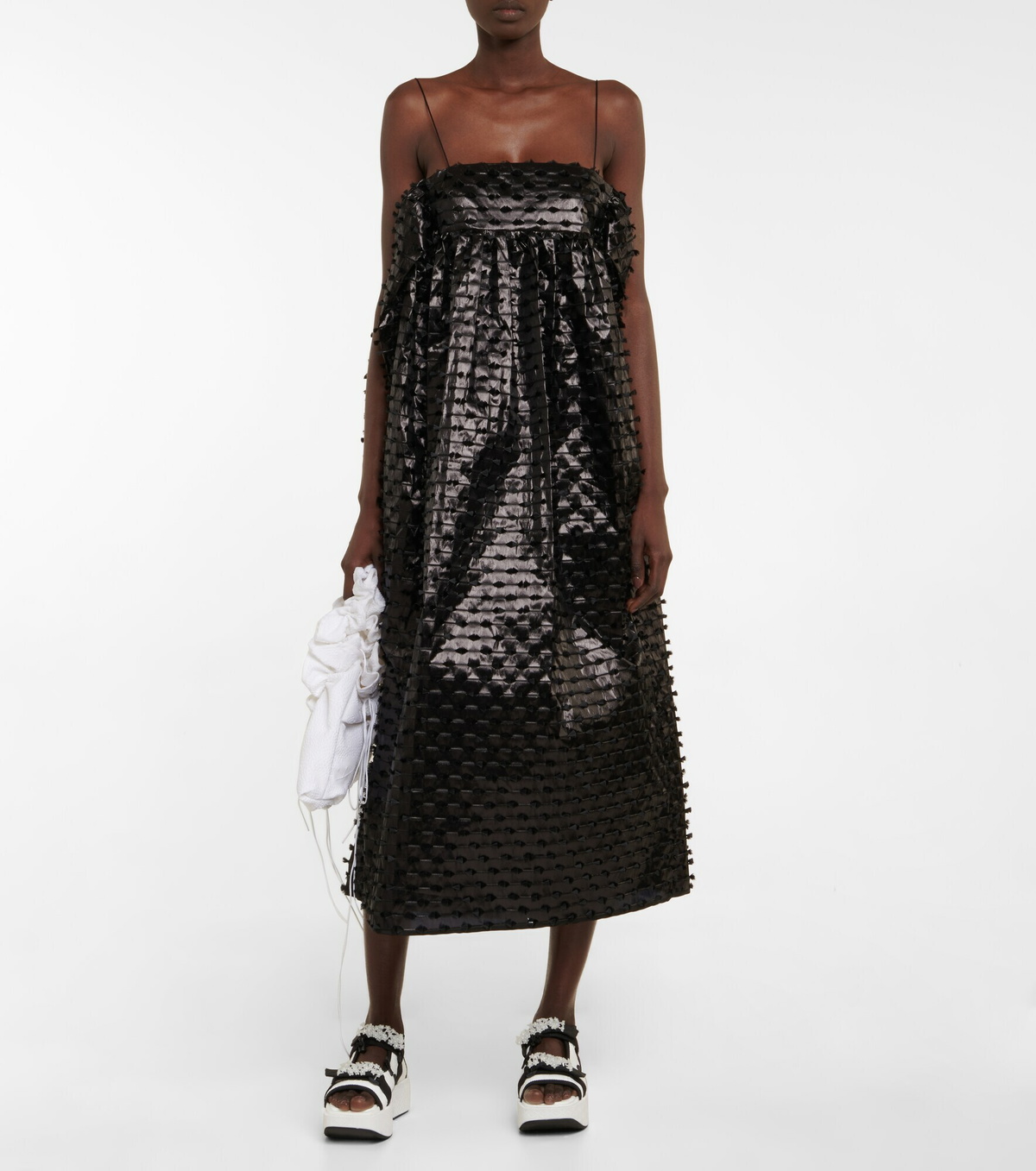 Cecilie Bahnsen - May embellished jacquard sandals