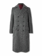 Rubinacci - Double-Breasted Belted Virgin Wool and Cashmere-Blend Coat - Gray