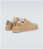 Burberry - Leather low-top sneakers