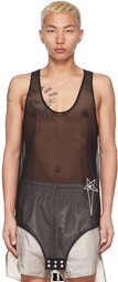 Rick Owens Black Champion Edition Basketball Tank Top