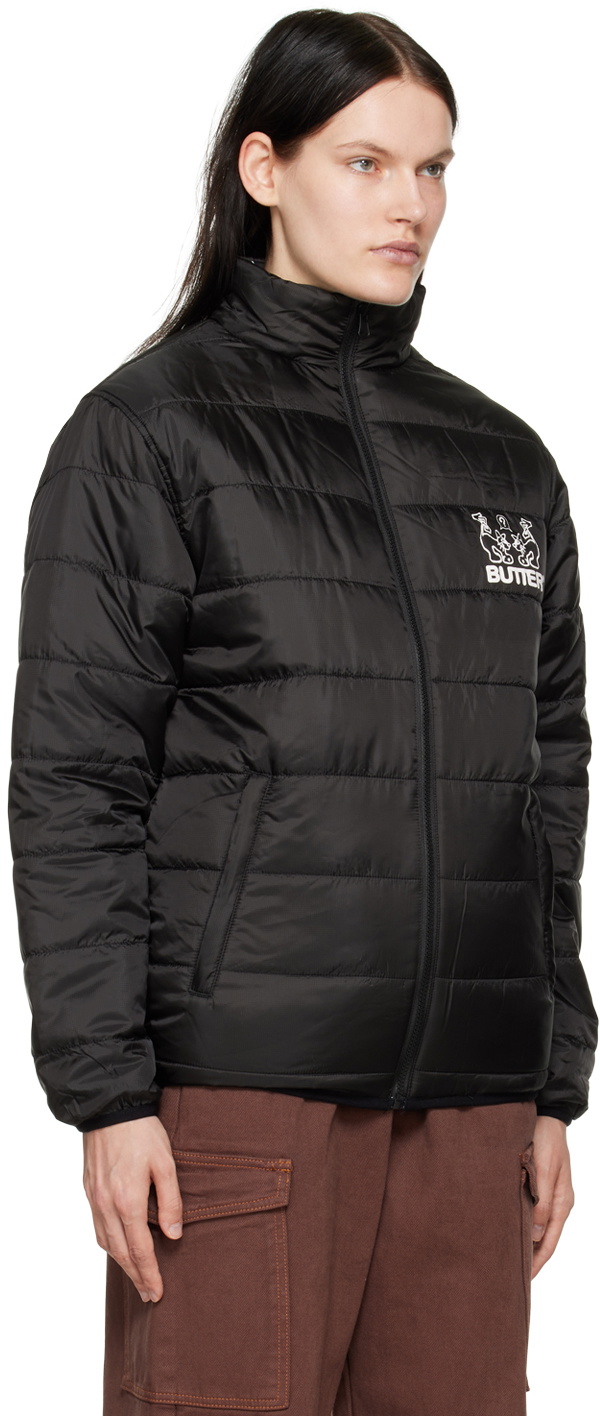 Butter Goods Black Jun Reversible Puffer Jacket Butter Goods