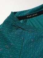 Castore - Nereid Printed Mesh-Panelled Running T-Shirt - Blue