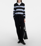 Velvet Everlake striped polo sweater
