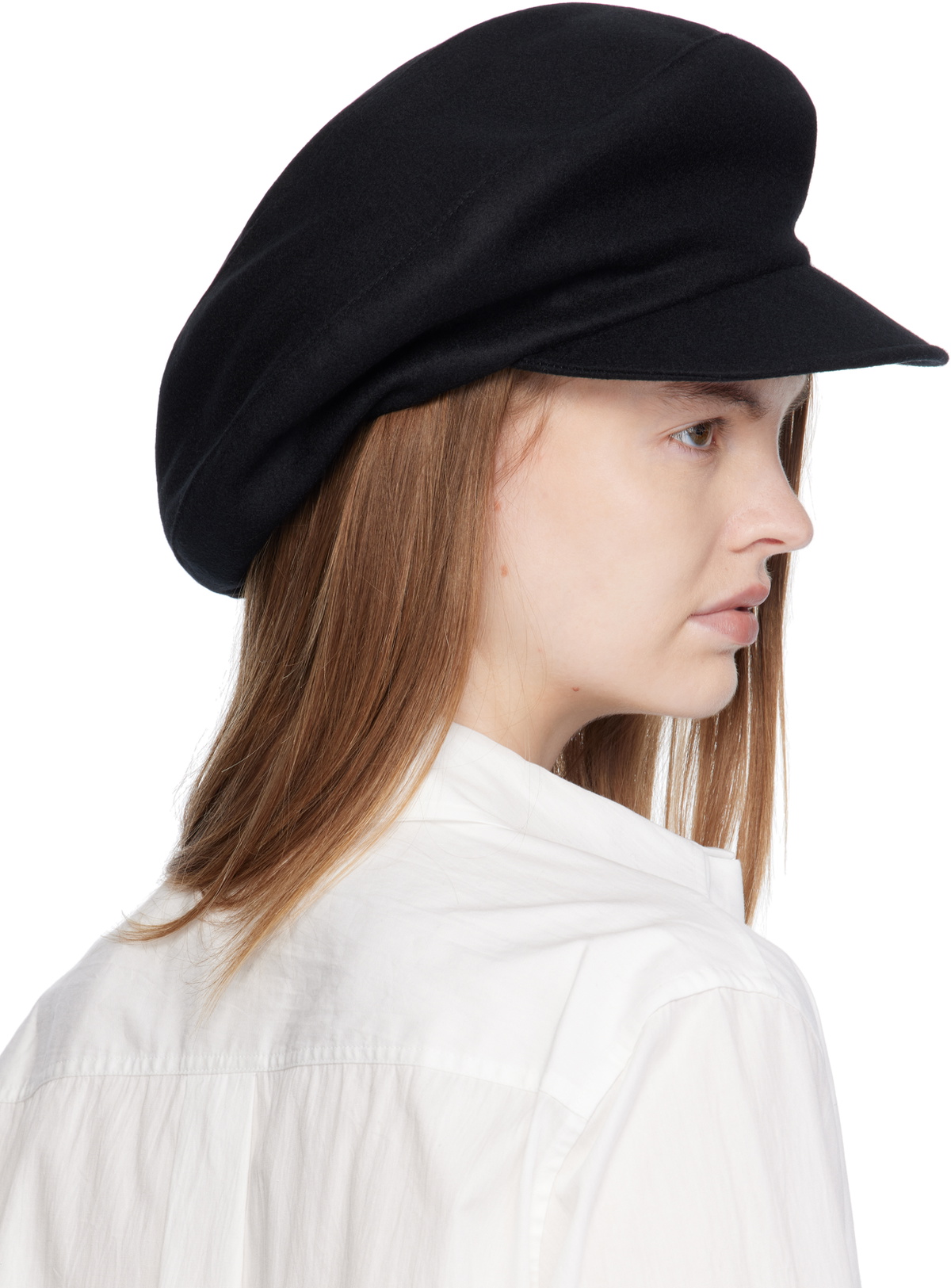 YOHJI YAMAMOTO Black Top Crown Casquette