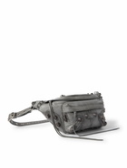 Balenciaga - Le Cagole Embellished Textured-Leather Belt Bag