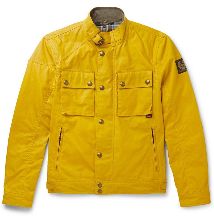 Photo: Belstaff - Racemaster Waxed-Cotton Jacket - Men - Yellow