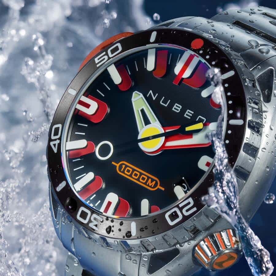 Nubeo Aluminaut Black Dial Mens Watch NB-6115-11