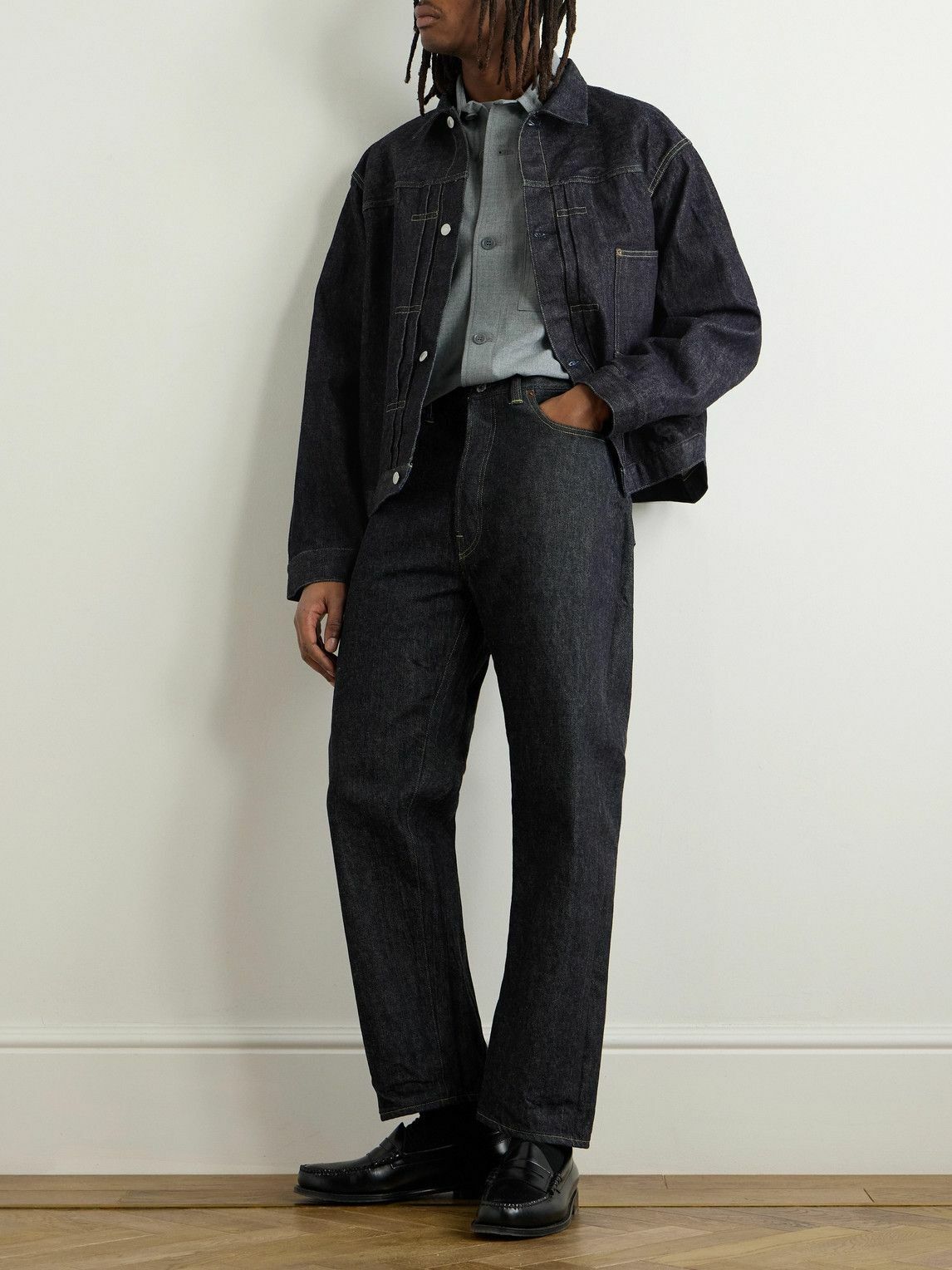 A.PRESSE - 1st Type Denim Jacket - Blue A.PRESSE