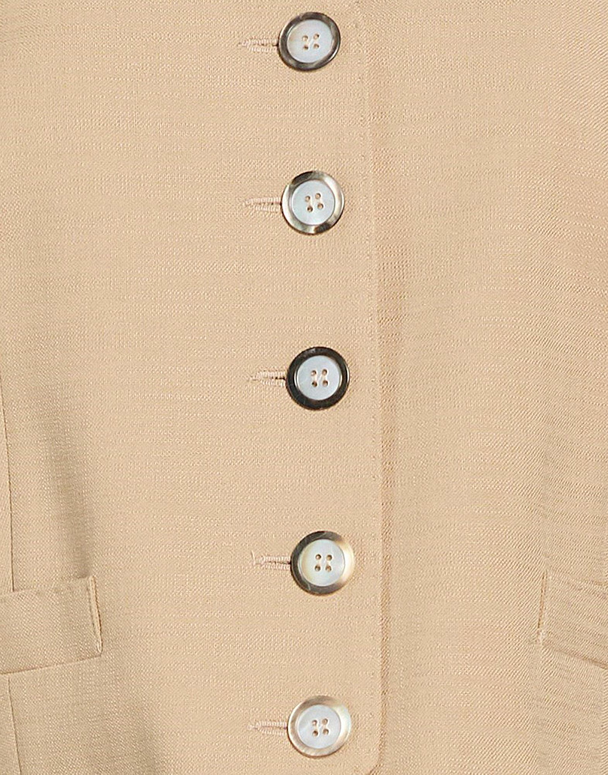 Peserico Womens Tailored Vest Sand