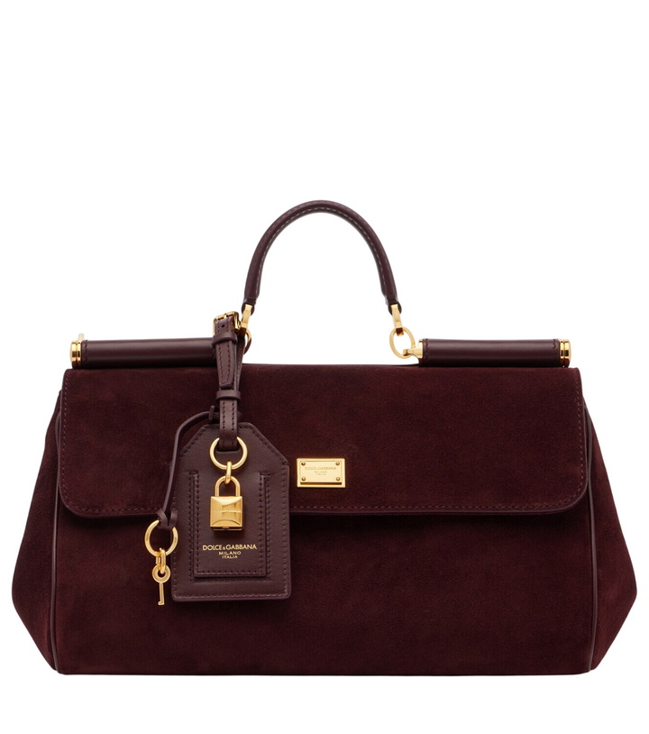 Photo: Dolce&Gabbana Sicily Medium suede top-handle bag