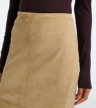 Stouls Winona suede midi skirt