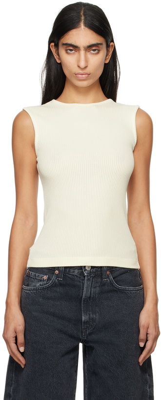 Photo: AGOLDE Off-White Binx Tank Top