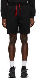 Hugo Black Logo Tape Shorts