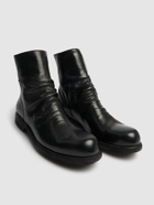 OFFICINE CREATIVE Bulla Zipped Leather Boots