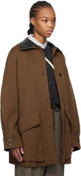 Cordera Brown Short Trench Jacket