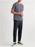 Alex Mill - Tapered Cotton-Blend Twill Chinos - Blue