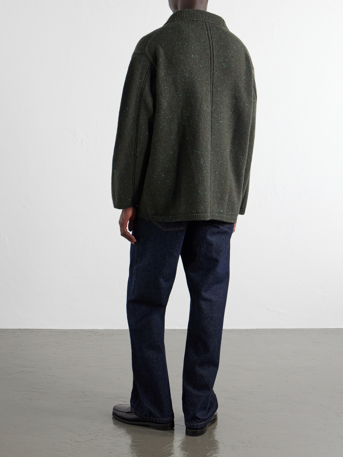 Inis Meáin - Wool and Cashmere-Blend Cardigan - Green