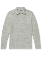 Inis Meáin - Donegal Linen Polo Shirt - Gray